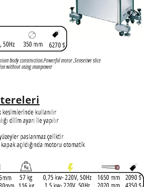 Et Kemik Testeresi 2020 mm