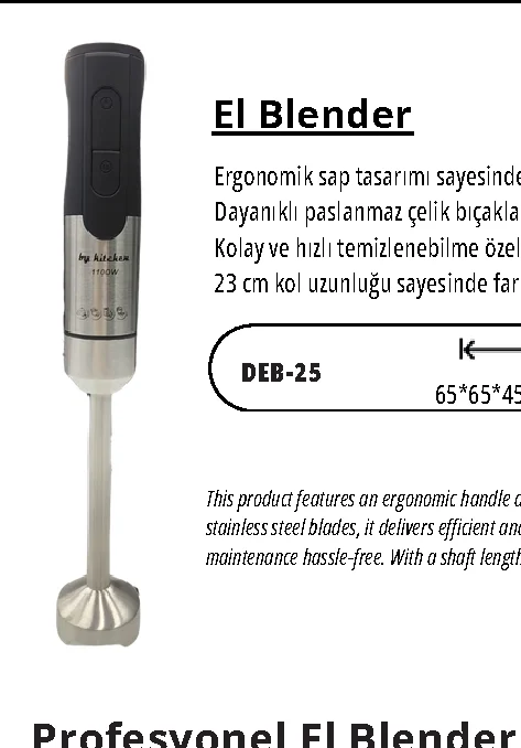 Profesyonel El Blender