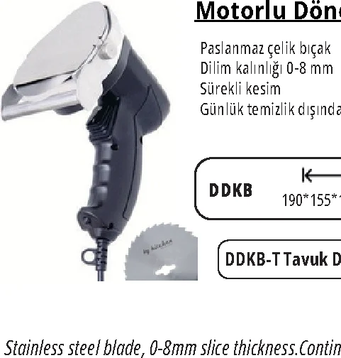 Şarjlı Döner Kesme Bıçağı