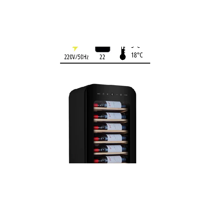 Şarap Dolabı 22 Şişe Beyaz WC-22W1