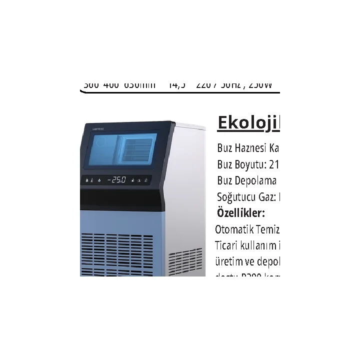 Ekolojik Buz Makinesi 50 Kg