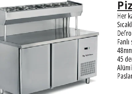 Pizza Salata Hazırlık Dolabı 200 cm