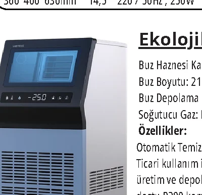 Ekolojik Buz Makinesi 50 Kg